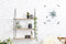LIFA LIVING Wandrek - Industrieel - 3 planken - Zwart