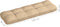 vidaXL - Palletkussens - 3 - st - stof - beige