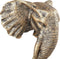 PTMD Olaf Olifantenhoofd Wanddecoratie - 23 x 19 x 12 cm - Poly - Goud