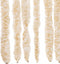 vidaXL - Vliegengordijn - 56x185 - cm - chenille - beige - en - wit