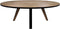 HSM Collection - Ovale eettafel Milano - 240x120x76 - Naturel/zwart - Acaciahout/metaal