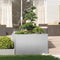 vidaXL - Plantenbak - 120x80x80 - cm - gegalvaniseerd - staal