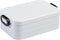 Mepal Lunchbox midi - Broodtrommel - Geschikt voor 4 boterhammen - Wit