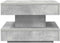 vidaXL - Salontafel - 360 - graden - draaibaar - 50x50x34,5 - cm - betongrijs