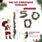 Coast Kerstslinger - 270 cm - Warmwit verlichting - Groen Rood