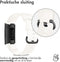 imoshion Siliconen bandje - Geschikt voor Fitbit Charge 4, Charge 3 - Wit - One Size