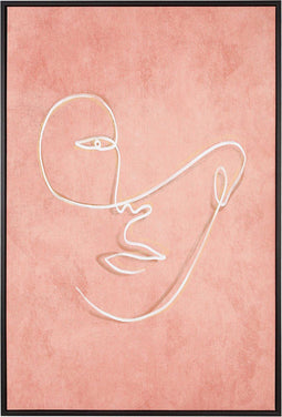 Beliani ASTI - Canvas - Roze - Kunststof