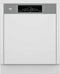 Beko BDSN3844M0X - Semi-inbouw Vaatwasser - 14 Couverts 43 dB C - RVS