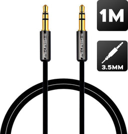 Audio Jack Cable (3.5mm) Akashi ALTJ 35 B 1 m Black