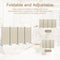 Angel Living Kamerscherm - 4 Panelen - 324 x 169 cm - Inklapbaar - Beige