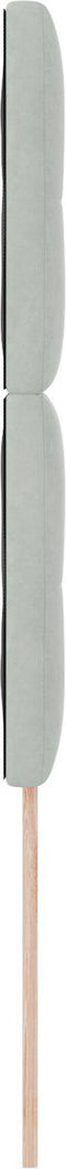 vidaXL - Hoofdbord - Met - Knopen - Lichtgrijs - 100 - cm - van - Velvet