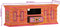 vidaXL - Tv-meubel - 110x30x40 - cm - massief - mangohout - roze