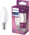 Philips LED - Kaarslamp E14 - Koelwit licht 4000K 25W - Mat glas