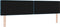 vidaXL - Hoofdbord - met - Kristal - Knoppen, - Geplooid, - Donkerblauw, - 200 - cm, - Fluweel