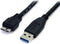 StarTech.com KD12998 - USB 3.0 micro-B kabel - 50 cm - Zwart