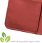 Høyde - Vegan lederen bookcase hoes - 100% Biologisch Afbreekbaar - Geschikt voor Samsung Galaxy S21 Ultra - Rood