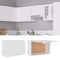 vidaXL Lyon - Bovenkast - 60x31x40 cm - bewerkt hout - wit