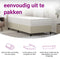 vidaXL - Pocketveringmatras - middelhard-hard - 90x200 - cm