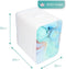 Soft&Silky Skincare fridge - Make up koelkast - 6.5L - 2°C tot 40C - Marble - Organizer - Koelkast -