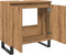 vidaXL - Badkamerkast - 58x33x60 - cm - bewerkt - hout - artisanaal - eikenkleurig