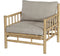 Stoel-Bank Loungeset - Bethany - Acaciahout - The Outsider