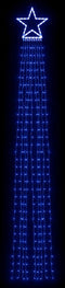 vidaXL - Kerstboomverlichting - 320 - blauwe - LED's - 375 - cm