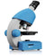 Bresser Junior Microscoop 40x-640x - LED verlichting - 3 objectieven - Blauw