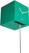 Fisura Wandklok - Pendulum - Met Slinger - 80 Cm - Aluminium - Groen