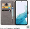 iMoshion Hoesje Geschikt voor Samsung Galaxy A54 (5G) Hoesje Met Pasjeshouder - iMoshion Mandala Bookcase - Grijs