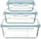 Home Set Lunchboxen Glas Polypropyleen 3 Onderdelen