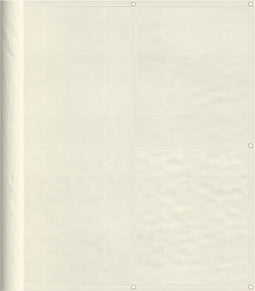 vidaXL - Balkonscherm - 120x700 - cm - 100% - oxford - polyester - crèmekleurig