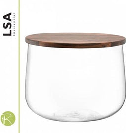 Serveerstolp - LSA - City - met walnoten deksel - 32 cm