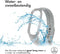 iMoshion Bandje Geschikt voor Xiaomi Mi Band 5 / 6 - iMoshion Siliconen band inkliksysteem ronde sluiting - Grijs
