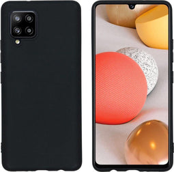 iMoshion Hoesje Geschikt voor Samsung Galaxy A42 Hoesje Siliconen - iMoshion Color Backcover - Zwart