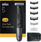 Braun XT5100 - All-in-one trimmer en elektrisch scheerapparaat - 4D Flex-scheerblad - 100% waterdicht (1 stuk)