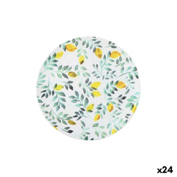 Eetbord La Mediterránea Citroen 25,5 cm (24 Stuks)