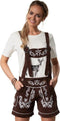 Dressforfun Lederhose Weißensee - Verkleedkleding - Traditionele stijl - Wit