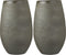 Bloempot vaas/vazen donkergroen keramiek voor bloemen/planten H40 x D26 cm - Mica Decorations plantenpotten