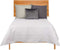 Omkeerbare sprei 180 x 260 cm Wit (6 Stuks)