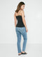 PIECES PCTOLOA SINGLET NOOS - Dames Onderhemd - Spaghettibandjes met kanten detail - Maat 36-38