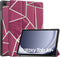 imoshion Tablet Hoes Geschikt voor Samsung Galaxy Tab A9 Plus - imoshion Design Trifold Bookcase - Meerkleurig /Bordeaux Graphic
