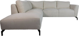 Hoekbank links 2.5-zits Stockton - 248x261x88 - Alpine - Ivory 101