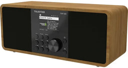Telestar TOP 250 - Stereo digitale radio - DAB+ FM Internetradio Bluetooth USB opname - Bruin