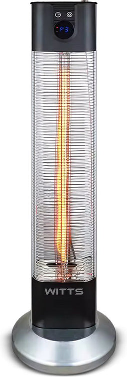 Witts Elektrische Kachel - Convectorkachel - 2000 W - Zilver