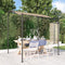 vidaXL - Luifel - 2x2,3 - m - 180 - g/m² - stof - en - staal - taupe