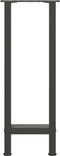 vidaXL - Salontafelpoten - 2 - st - 38x(72-73) - cm - staal - antraciet