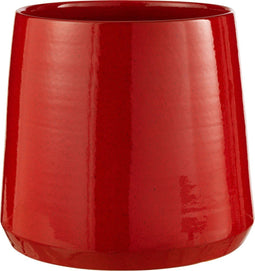 J-Line bloempot Rond - keramiek - rood - extra large