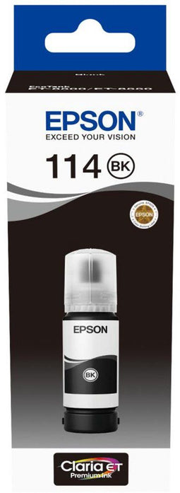 Epson EcoTank 114 - Inktfles Pigment Zwart - 70 ml (1 stuk)