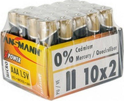 Ansmann X-Power Micro AAA - Alkaline batterij 1,5 V - Goud (2 stuks)
