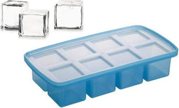 Tescoma TE308904 - Ijsblokjevorm XXL - Flexibel met deksel - Blauw